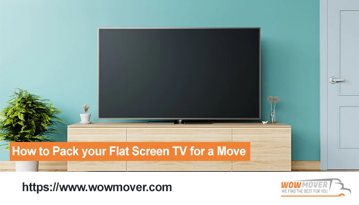 How to Pack your Flat Screen TV for a Move