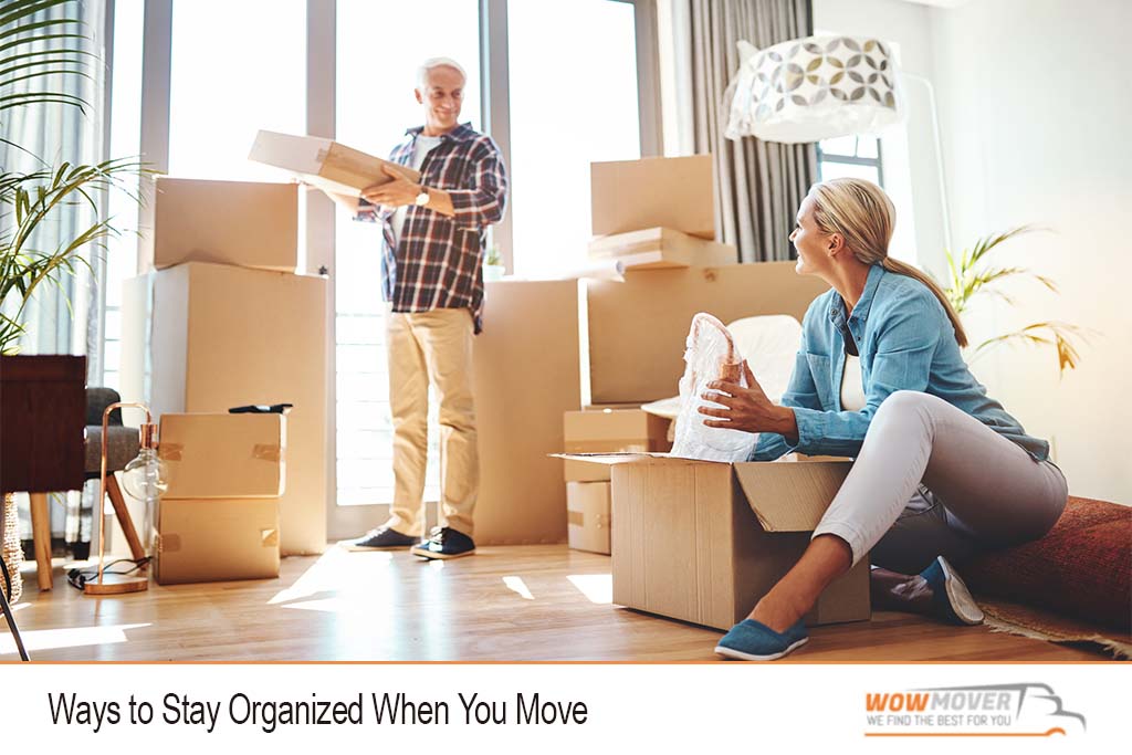 Ways to Stay Organized When You Move