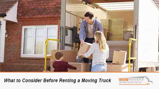 What to Consider Before Renting a Moving Truck