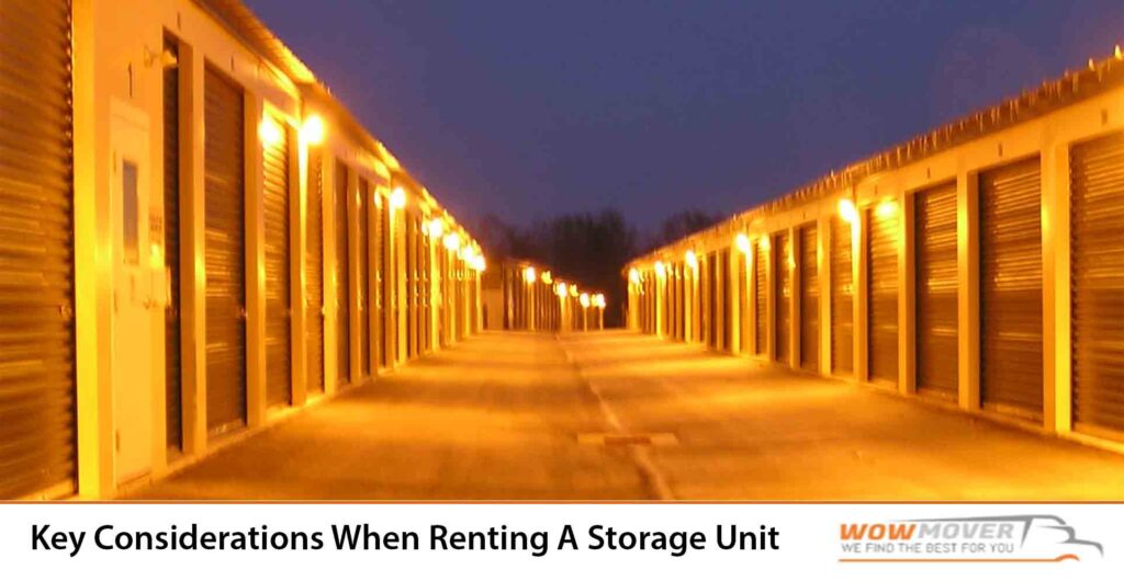 Key Considerations When Renting A Storage Unit 1024x530 