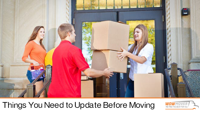 Things You Need to Update Before Moving