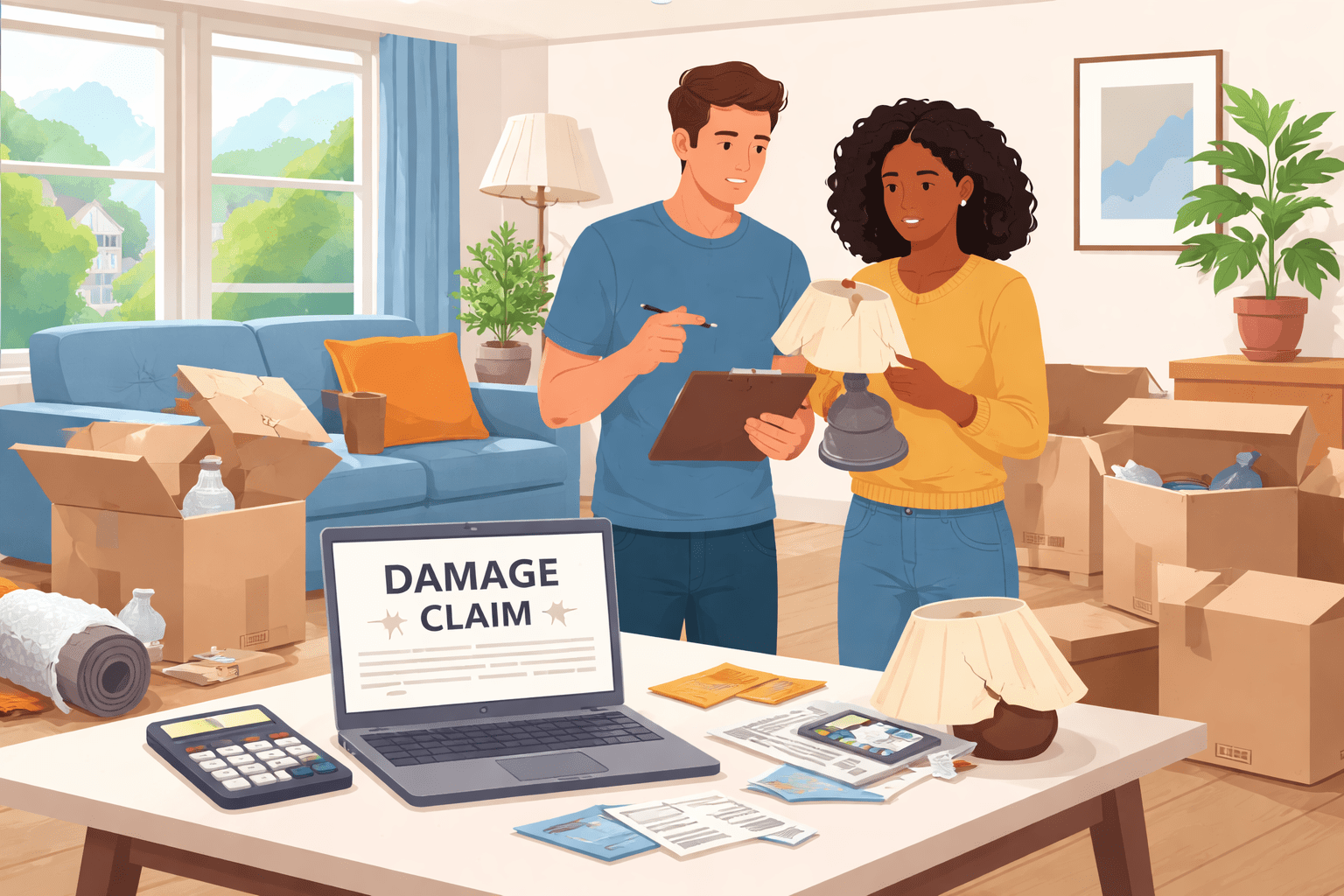How to File a Moving Damage Claim the Right Way