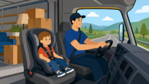 Can You Put a Car Seat in a Moving Truck Safely?