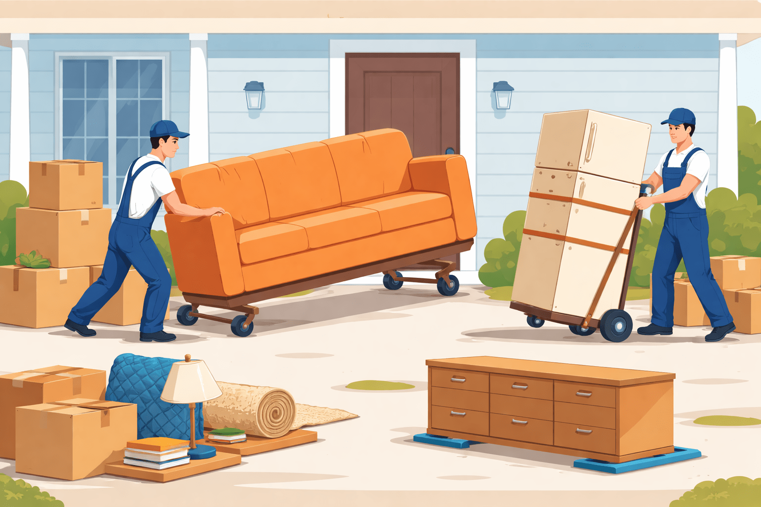 How to Move Large Furniture Without Damage or Injury