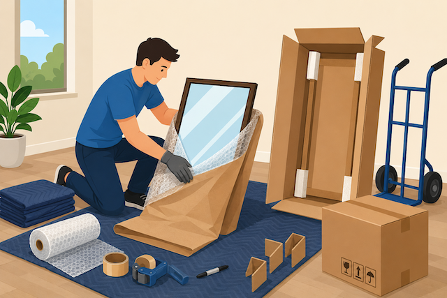 How to Move a Mirror Safely Without Breaking It