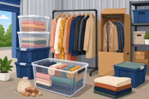 How to Store Clothes in a Storage Unit the Right Way