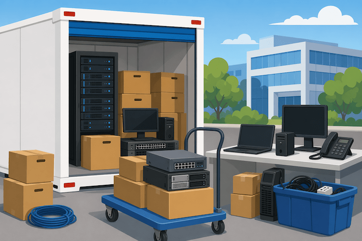 PODS Storage for IT Equipment and Tech Protection