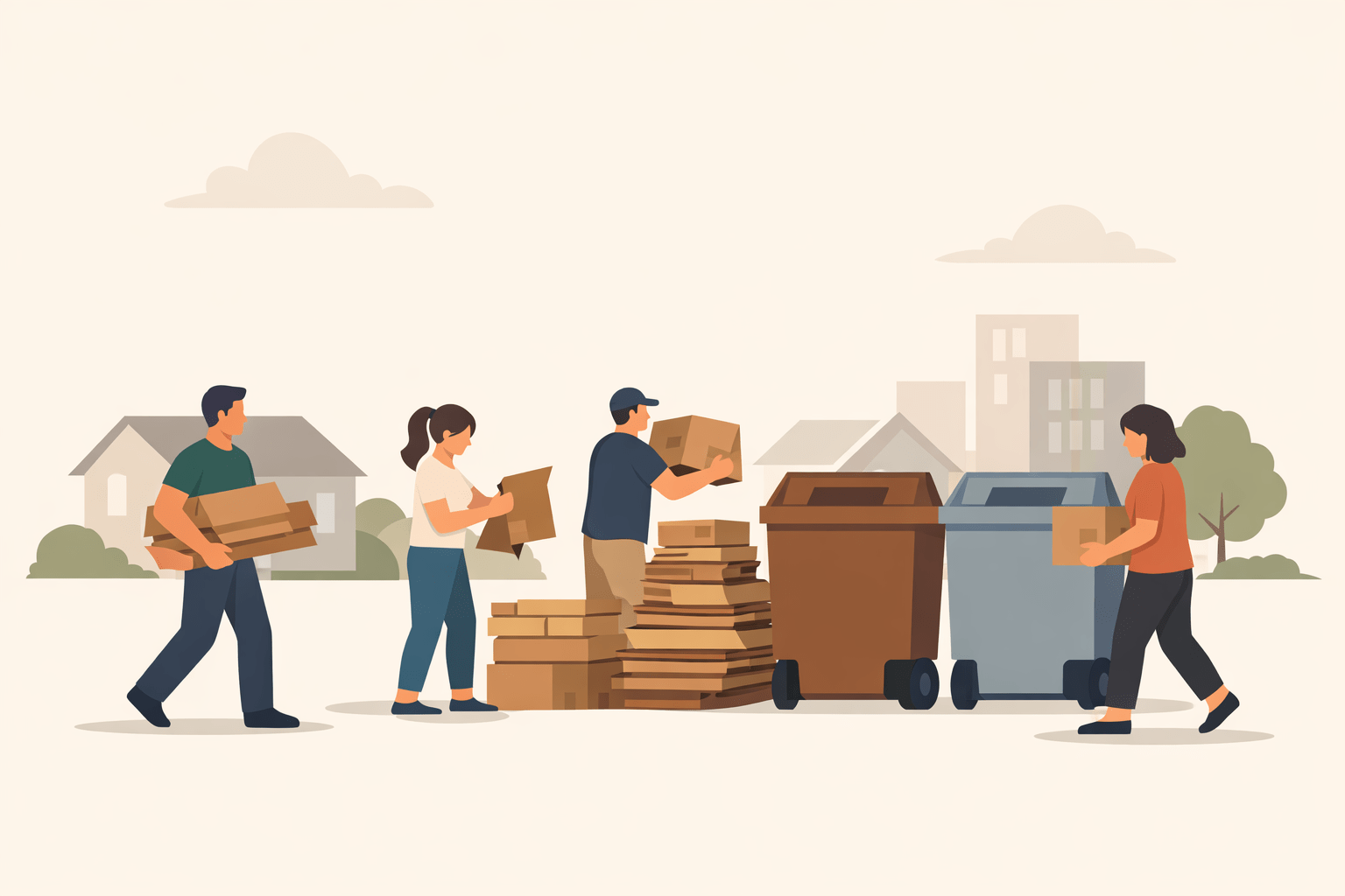 Why Recycling Moving Boxes Matters for Everyone