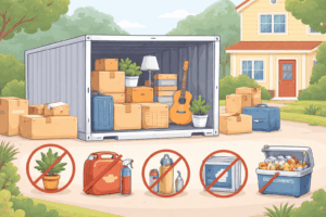 What Not to Pack in a Moving Container (Complete Guide)