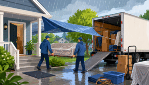 What to Do If It Rains on Moving Day Without the Stress