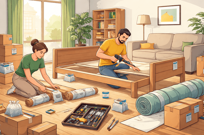 How to Prep Disassembled Furniture for a Smooth Move