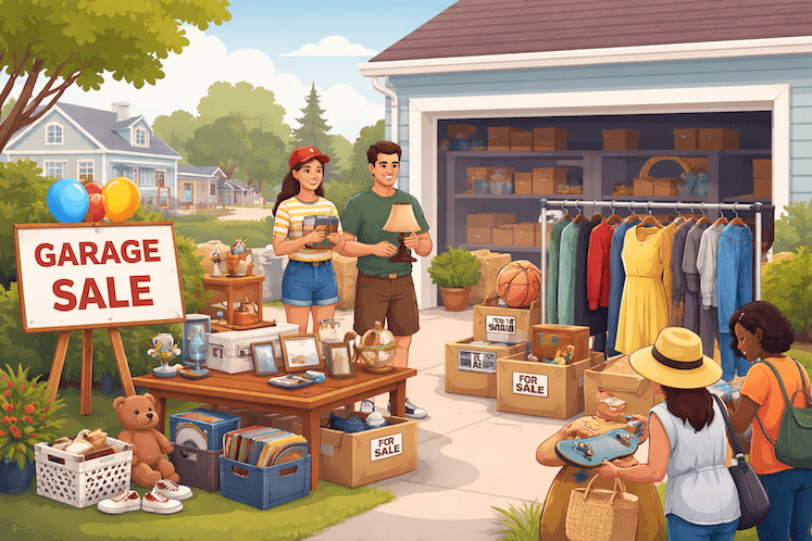 Smart Garage Sale Tips Before Moving Homes