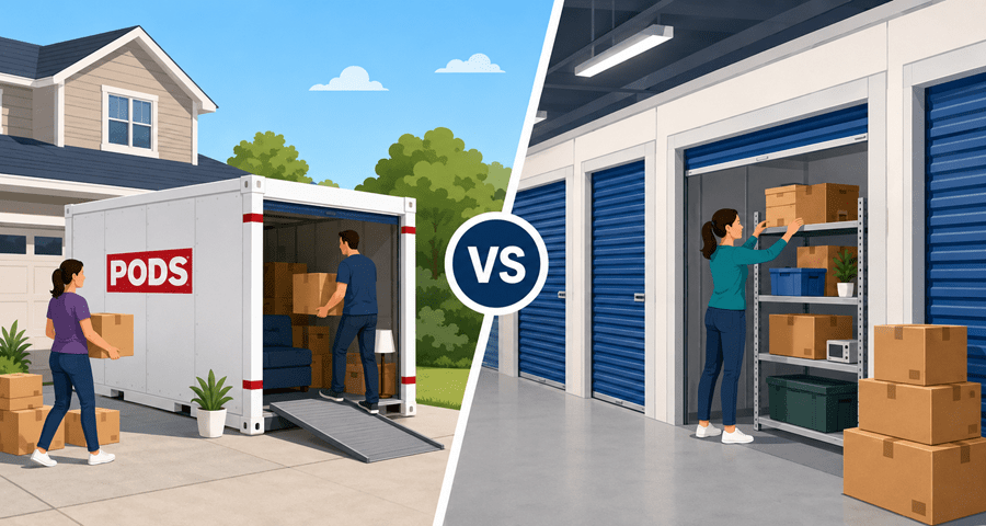 PODS vs Self-Storage Units: Which Option Fits You Best?