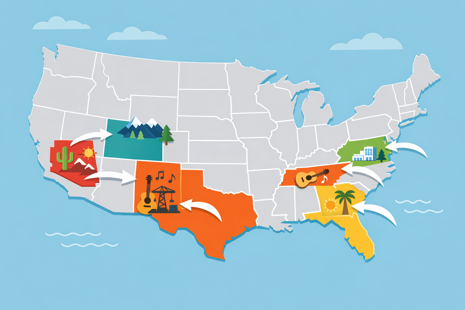 Top States People Are Moving To in 2026 and Why
