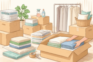 How to Pack Blankets and Linens for Moving Safely