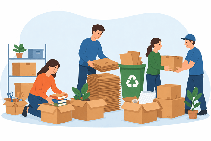 What to Do With Moving Boxes After You Move?