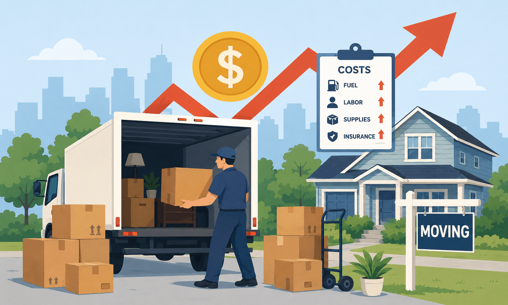 How Inflation Is Driving Up Moving Costs This Year