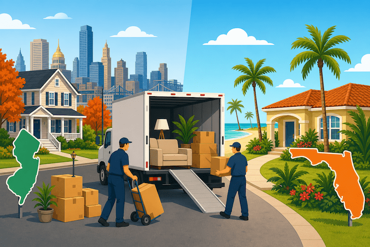 New Jersey to Florida Tax Differences for New Movers