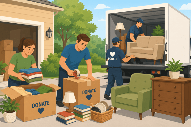 Where to Donate Household Items Before Moving Out?