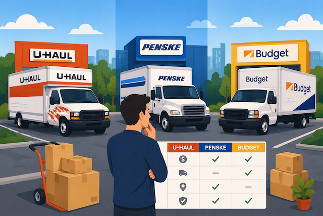 U-Haul vs Penske vs Budget: Which Truck Rental Is Best?
