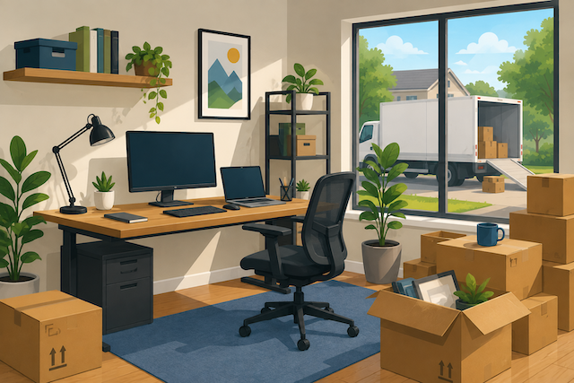 Home Office Setup After an Interstate Move