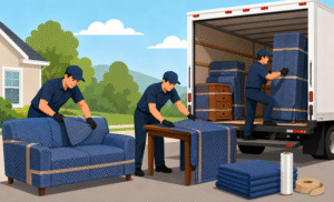 blanket wrap moving