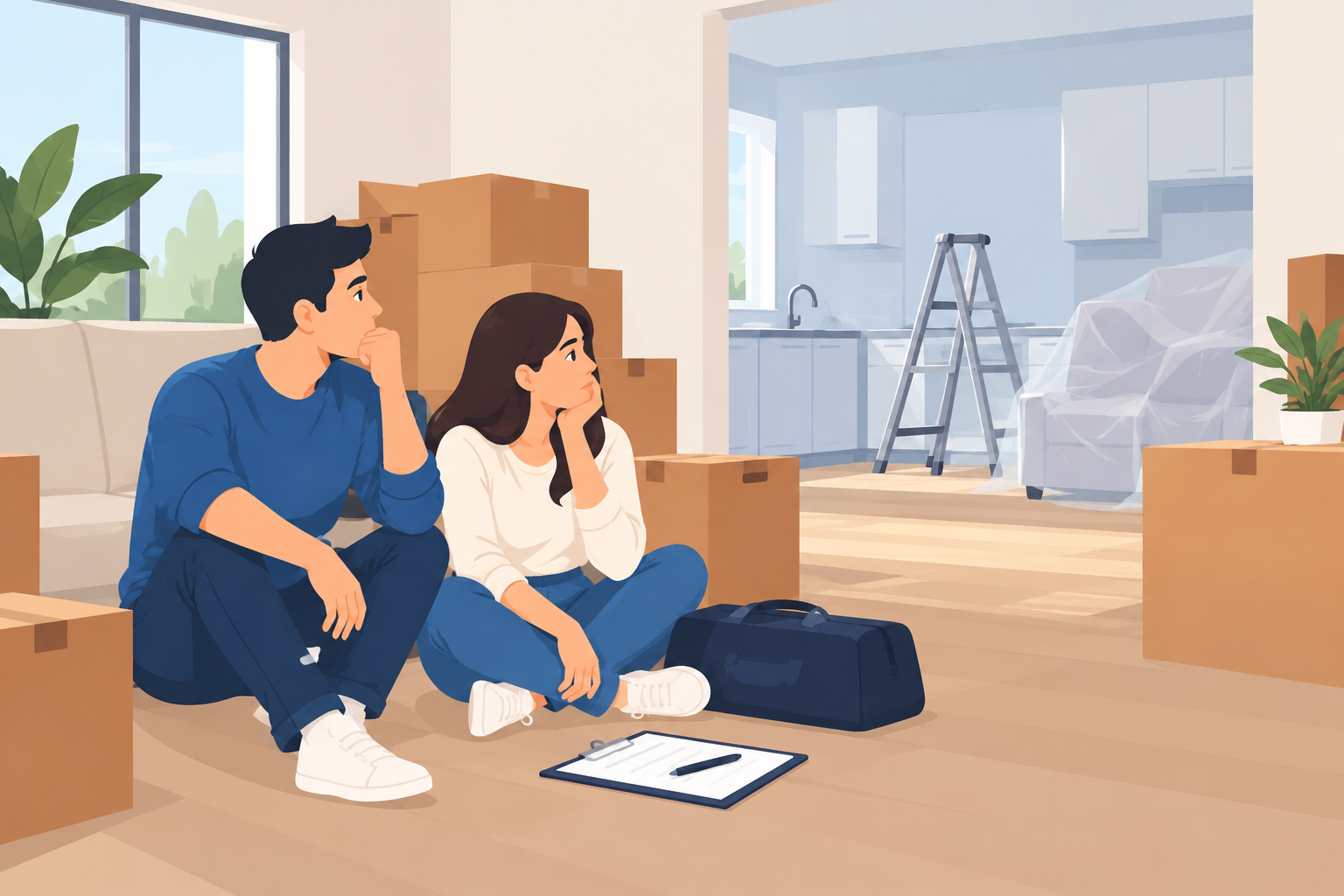 What to Do If Your New Home Isn’t Ready on Moving Day